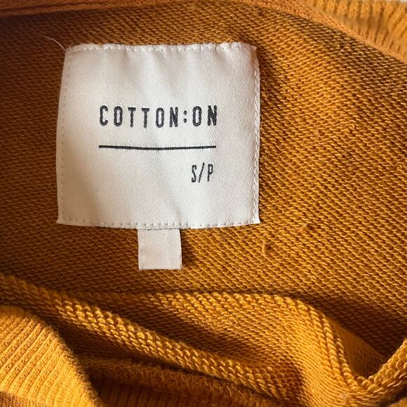 Cotton On Women’s Long sleeve Screw Neck Sweatshirt size S, Solid Orange - Picture 6 of 9